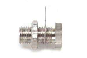 Banana Jack With 1/4-32 Thread & Through-Hole