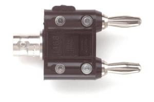 BNC (F) To Double Banana, Isolated Solder Turrets