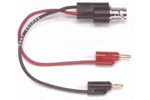 BNC (F) To Stacking Miniature Banana Plugs