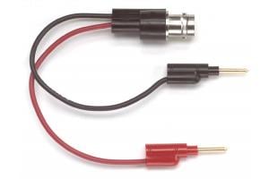 BNC (F) To Stacking Pin Tip Plugs