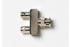 BNC (F/M/F) Adapter, In-Line, 75 Ohms