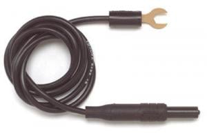 Low Thermal EMF Spade Lug To Retractable Banana Plug Patch Cord