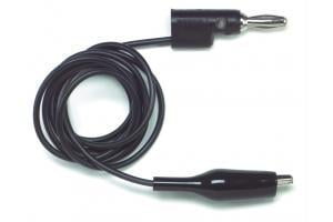 Miniature Alligator Clip To Stacking Banana Plug Patch Cord