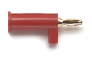 Miniature Banana Plug With Safety Sleeve, Solderless