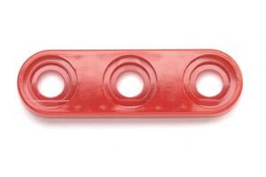 Mounting Base, Double Miniature Banana Jack