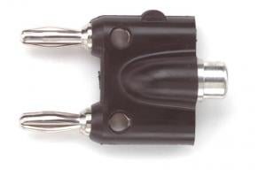 RCA Phono Jack To Double Banana Plug