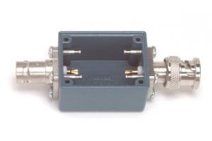 Shielded Box, Miniature (1.50" X 1.13" X .88") With BNC (M & F) Blue Enamel, With Cover