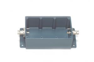 Shielded Box, Size C (4.25" X 2.64" X 1.71") With 2 BNC (F) Blue Enamel, With Cover