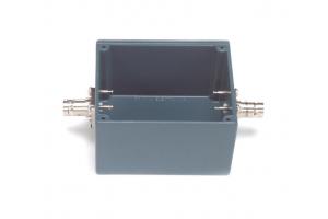 Shielded Box, Size D ( 3.0" X 2.63" X 1.65") With 2 BNC (F) Blue Enamel, With Cover