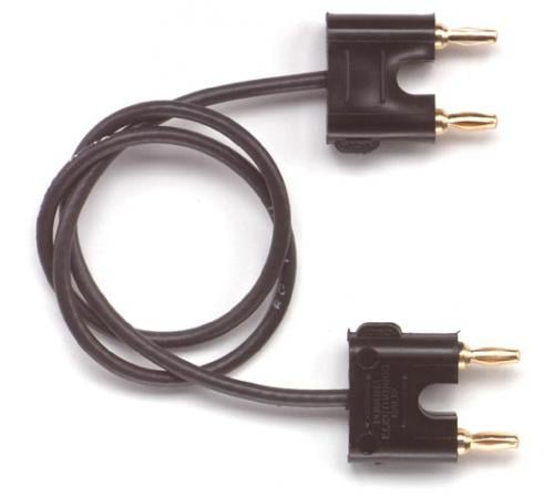 Double miniature banana plugs on RG174/U